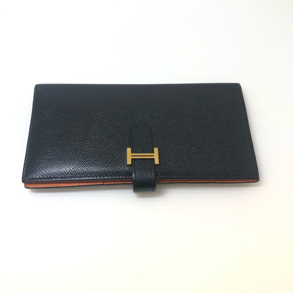 エルメス Hermès バイカラー ヴォーエプソン 財布